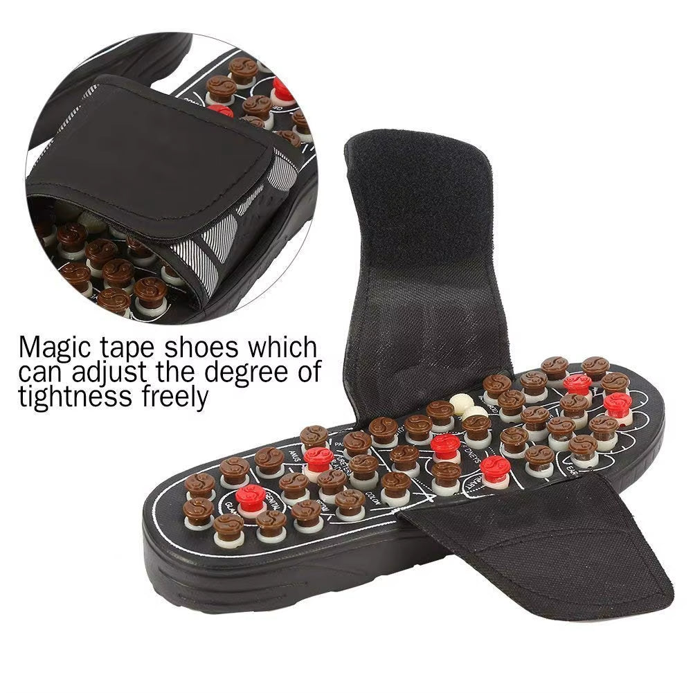 Foot Massage Slippers Acupuncture Therapy Massager Shoes for Foot Acupoint Activating Reflexology Feet Care Massageador Sandal